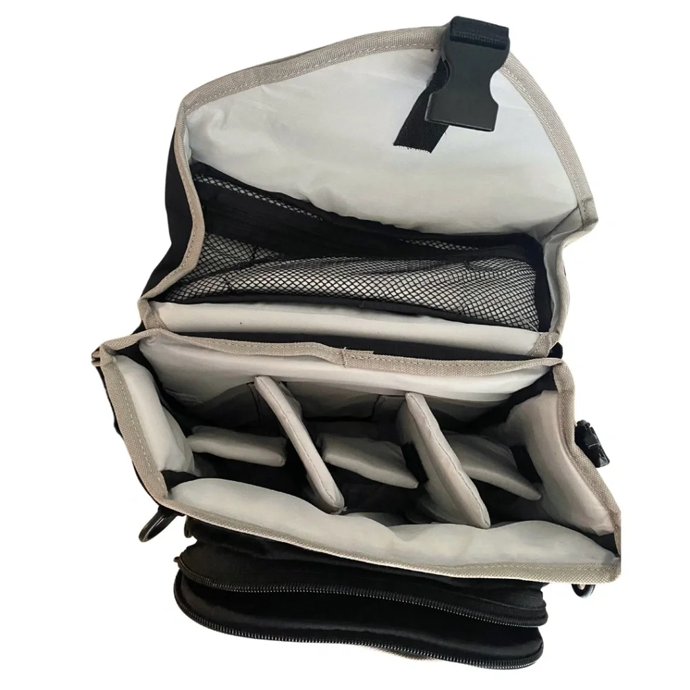 Adorama Camera Slinger Travel Bag Canvas with Reflective Details [Black]
